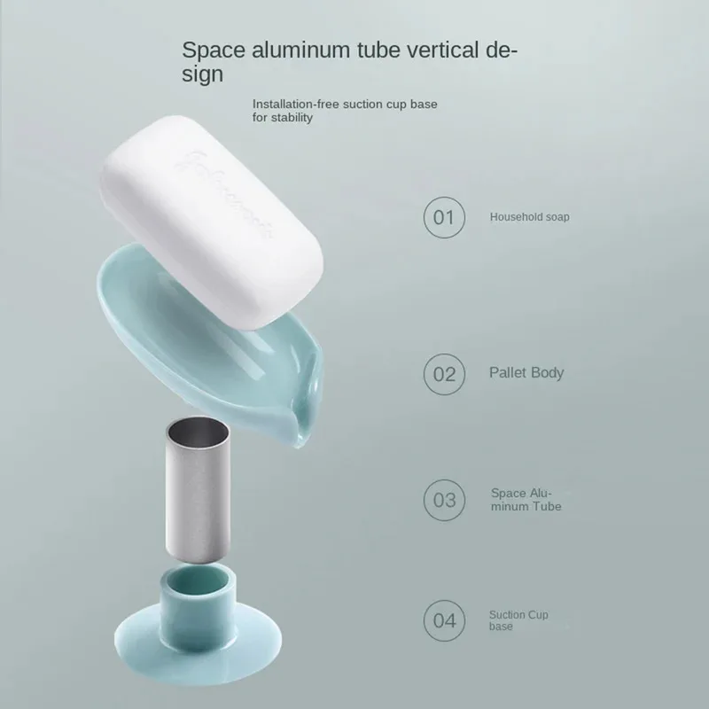 水切り石鹸ホルダー 葉っぱ型石鹸置き 吸盤トレイ シャワー用 - Soap Making Tray のレビューと価格