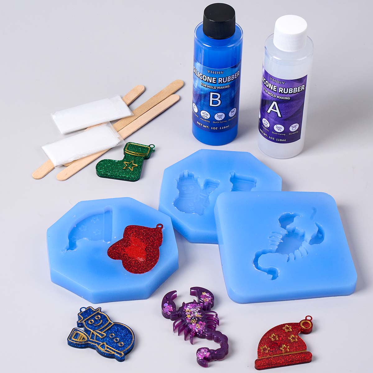 118ml/296mlシリコンモールド作成キット DIYキャ - Soap Making Kits のレビューと価格