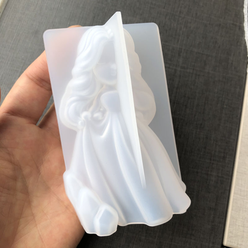 3D かわいいプリンセスシリコーンキャンドルモールド天使の女 - Soap Making Name のレビューと価格