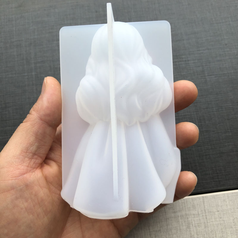 3D かわいいプリンセスシリコーンキャンドルモールド天使の女 - Soap Making Name のレビューと価格