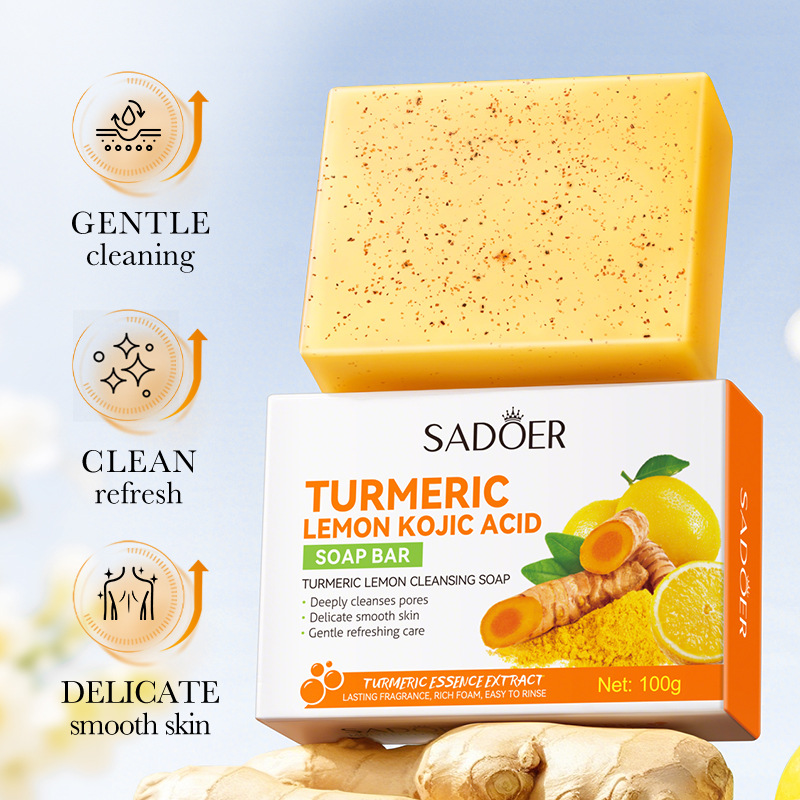 100g ターメリックレモン洗顔石鹸、ターメリック、レモンエ - Soap Making Ingredient のレビューと価格