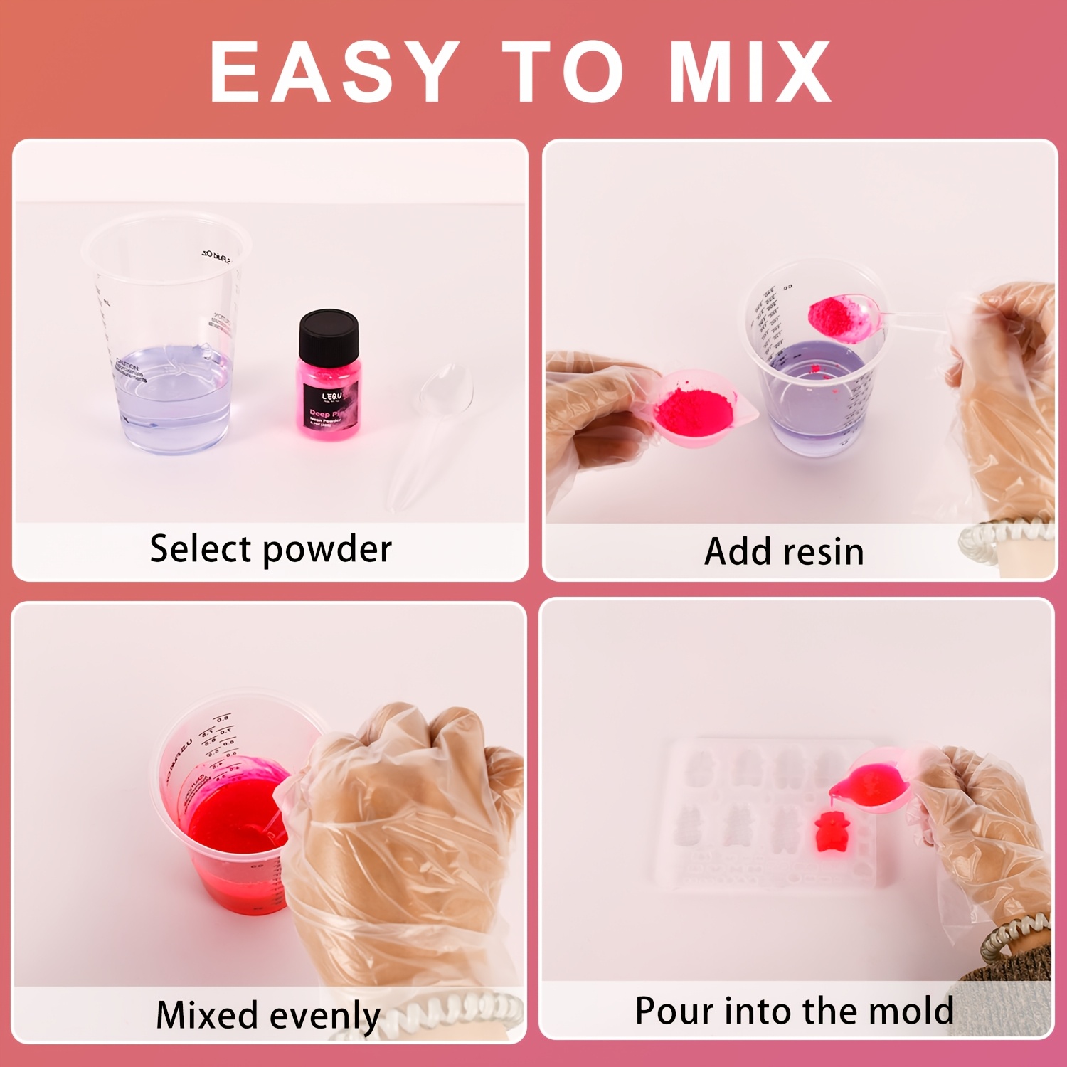 LEQU 12色ネオン蛍光樹脂顔料パウダー、1本あたり20g - Soap Making Ingredient のレビューと価格