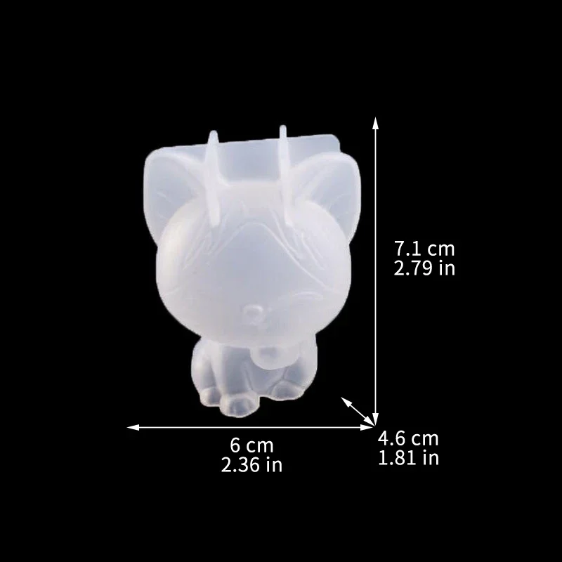 3D 幾何学的なシリコーンユニコーン猫鹿クマ型ソープキャンド - Soap Making Name のレビューと価格