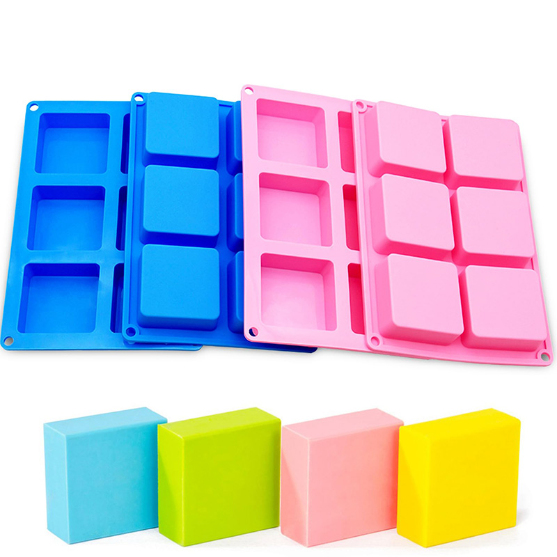 正方形のシリコン石鹸型,チョコレート,カップケーキ,コーンブ - Soap Making Name のレビューと価格
