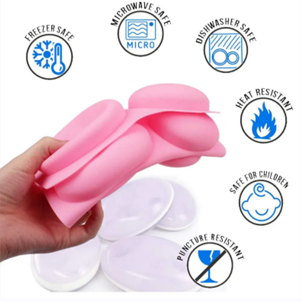 多機能楕円形シリコン石鹸型、6つの空洞、ケーキベーキングパン - Soap Making Name のレビューと価格