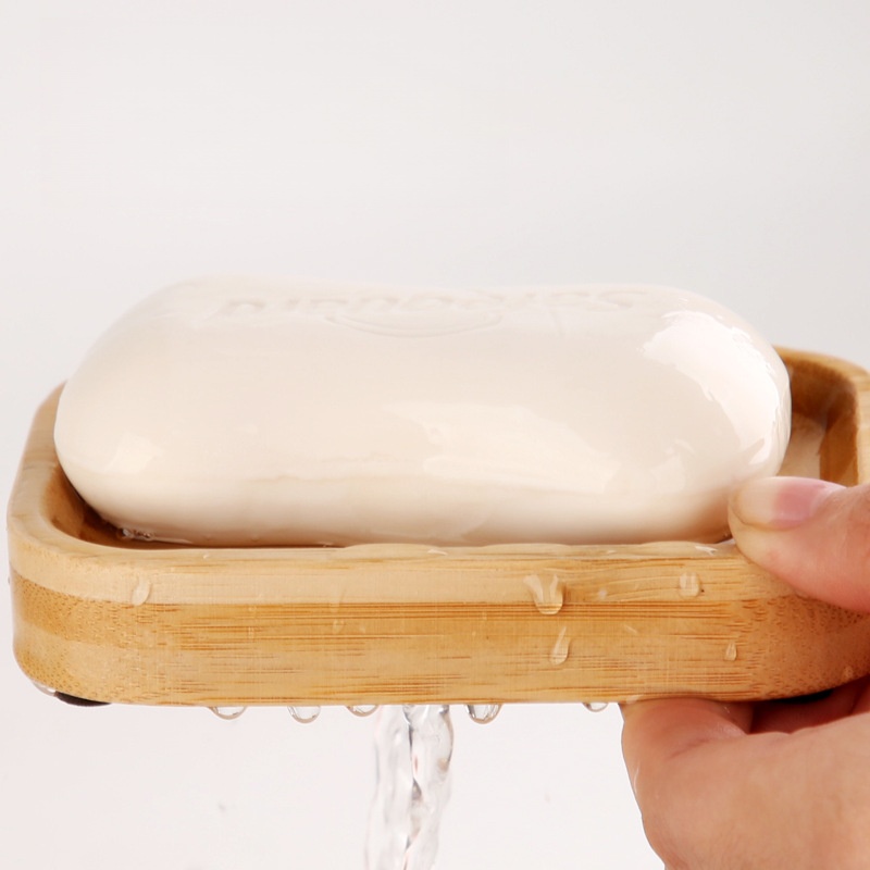 1個の竹製木製石鹸置き、固形石鹸ホルダー、シャワー、バスルー - Soap Making Tray のレビューと価格