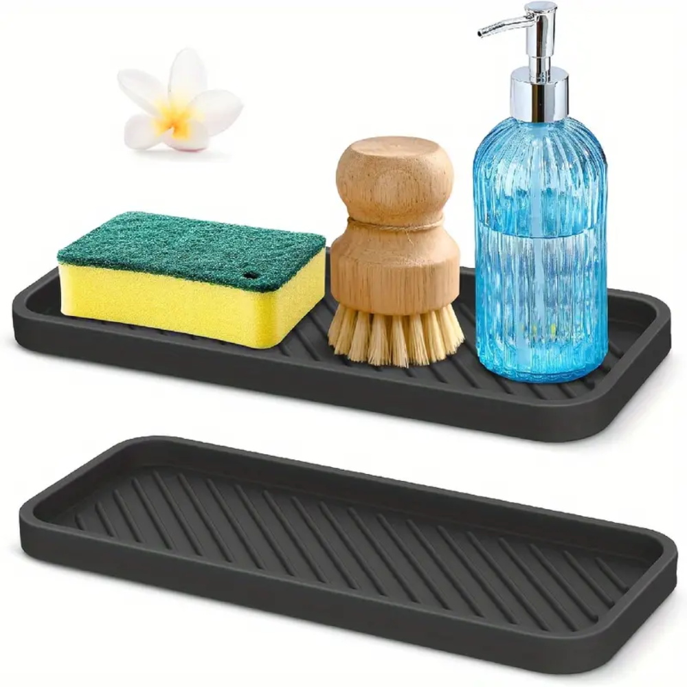 シリコン製シンクスプラッシュガードとソープホルダー1個 -  - Soap Making Tray のレビューと価格