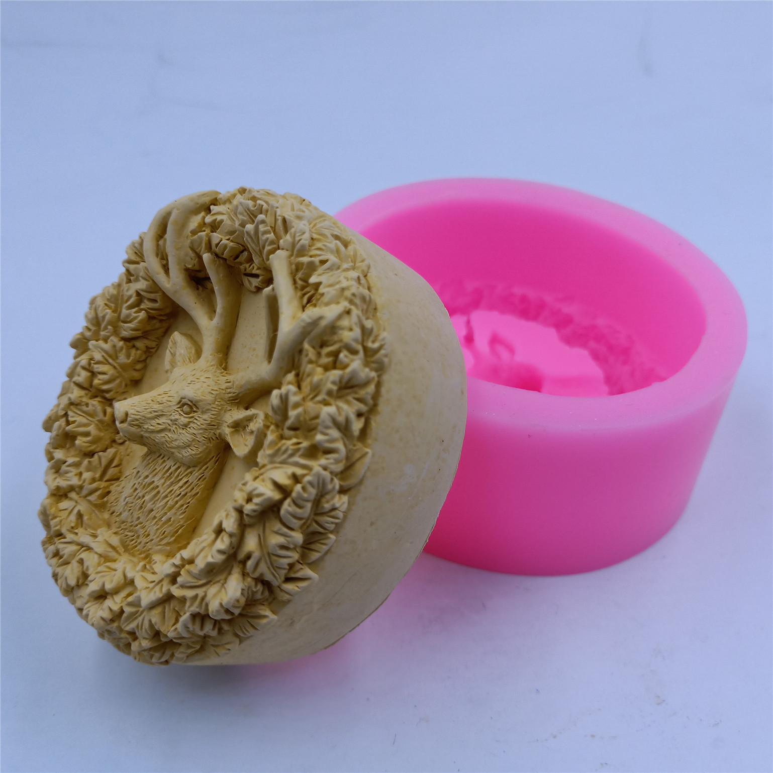 鹿デザイン石鹸シリコーン型作る石鹸ムースケーキ金型アロマワッ - Soap Making Name のレビューと価格