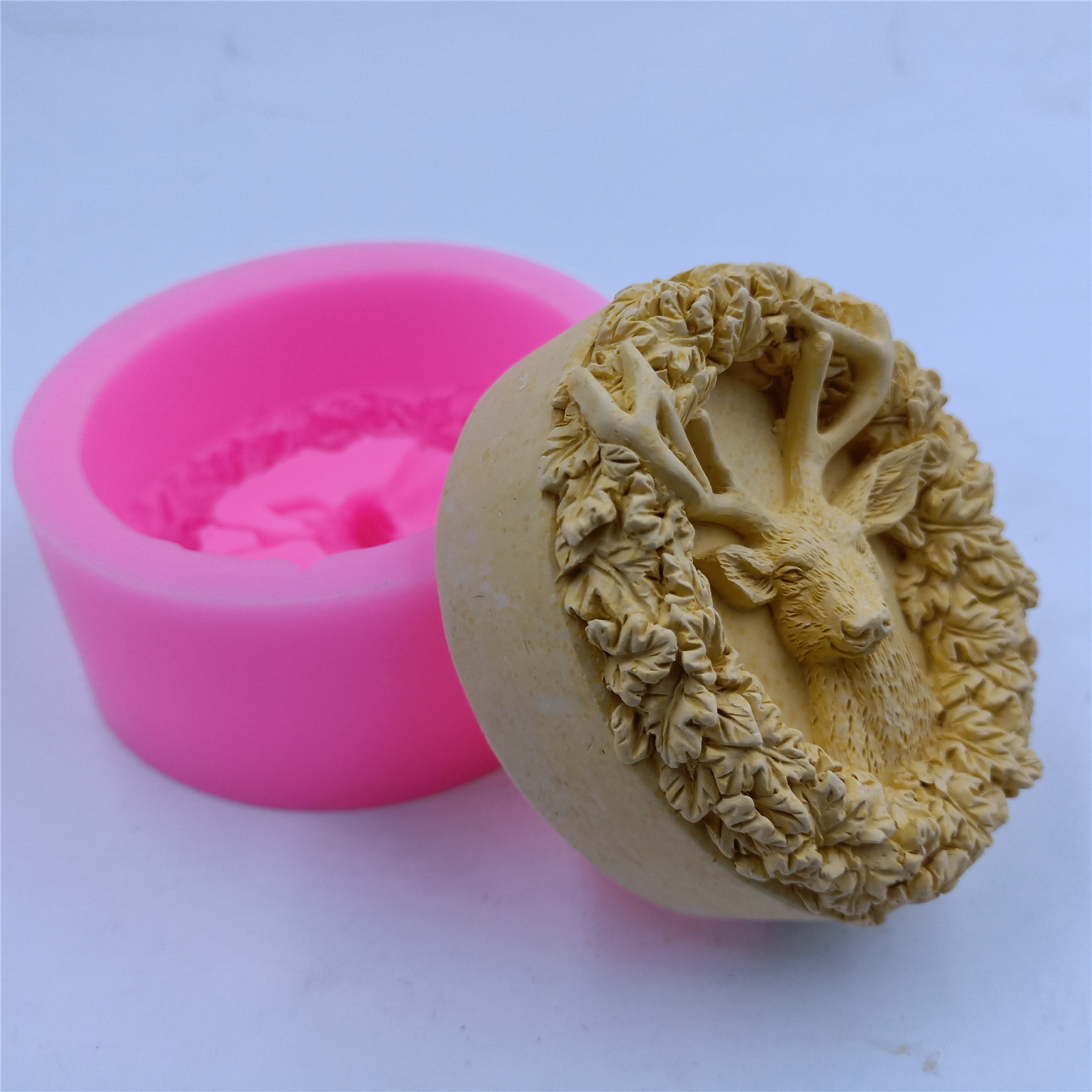 鹿デザイン石鹸シリコーン型作る石鹸ムースケーキ金型アロマワッ - Soap Making Name のレビューと価格