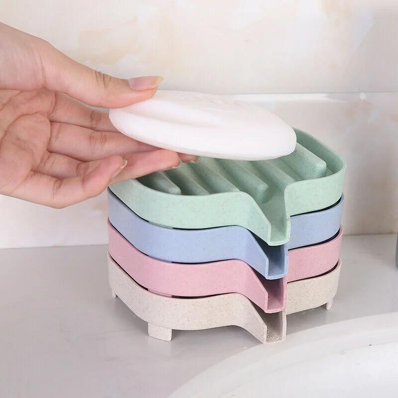便利なシリコン製ソープディッシュ、浴室用セルフドレナージソー - Soap Making Tray のレビューと価格