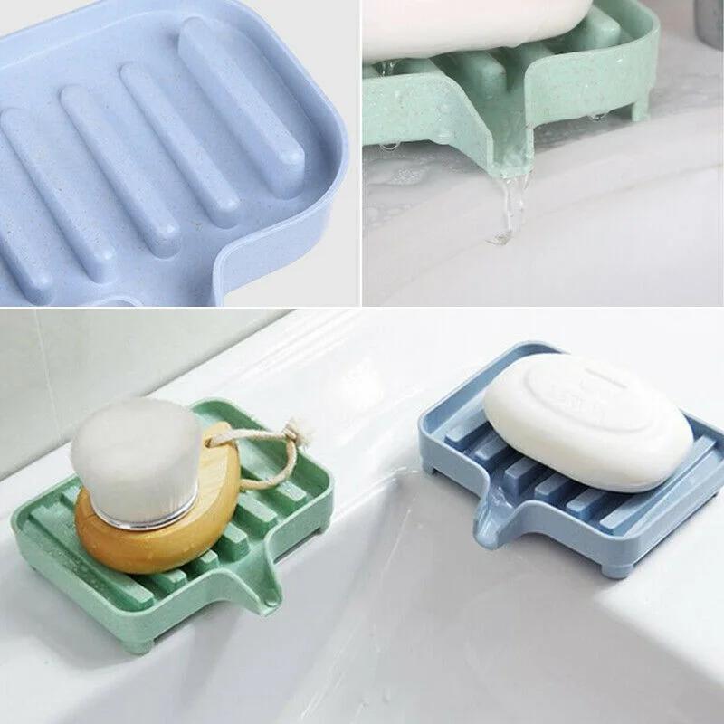 便利なシリコン製ソープディッシュ、浴室用セルフドレナージソー - Soap Making Tray のレビューと価格