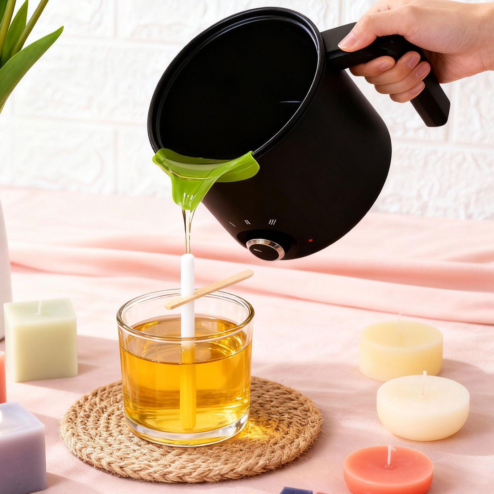 キャンドルワックス溶解ポット 1.5L 大型ステンレス製電気 - Soap Making Kits のレビューと価格