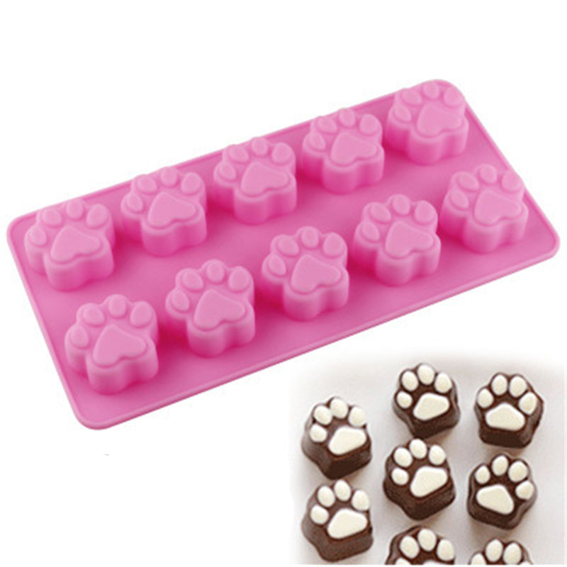 猫の爪の形のチョコレートシリコーン型 DIY ベーキングケー - Soap Making Tray のレビューと価格