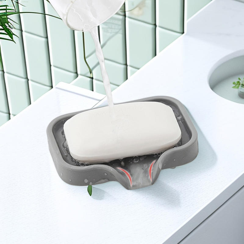 シンク用シリコントレイ（水切り付き）石鹸スポンジ収納ホルダー - Soap Making Tray のレビューと価格